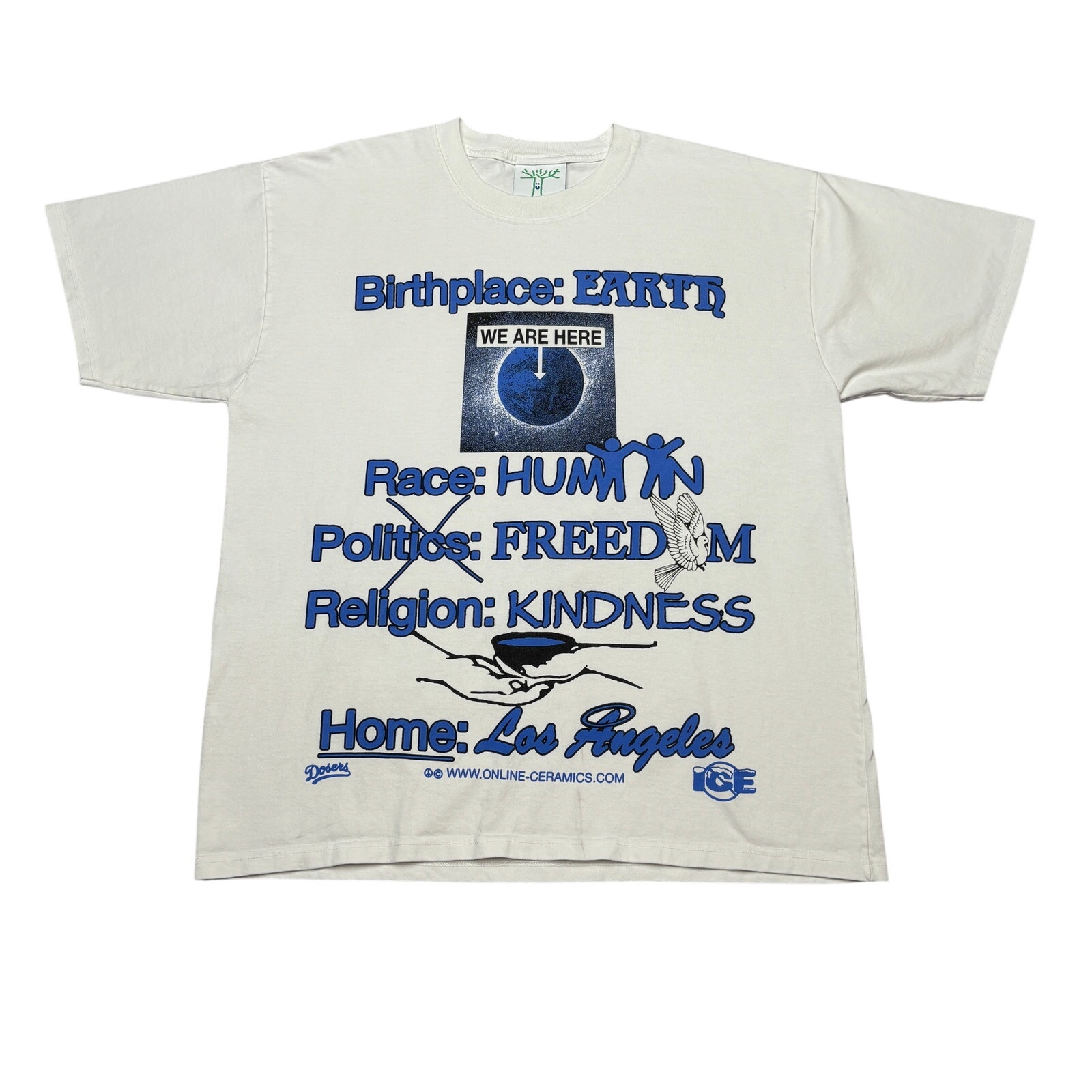 Online Ceramics Birthplace Earth T Shirt Men's Large Los Angeles Dosers Ice Out